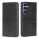 For Samsung Galaxy S24+ 5G Cow Texture Magnetic Leather Phone Case(Black)
