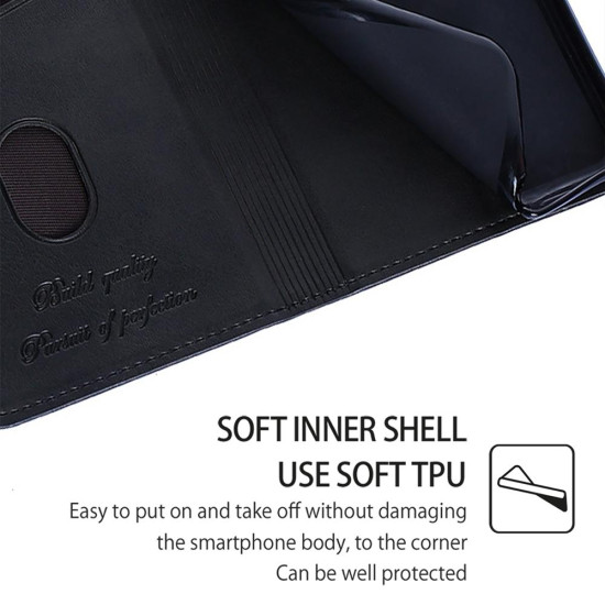 For Samsung Galaxy S24+ 5G Cow Texture Magnetic Leather Phone Case(Black)
