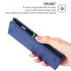 For Samsung Galaxy S24+ 5G Cow Texture Magnetic Leather Phone Case(Blue)