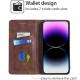 For Samsung Galaxy S24+ 5G Cow Texture Magnetic Leather Phone Case(Dark Brown)