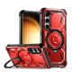 For Samsung Galaxy S24+ 5G Armor Series Holder Phone Case(Red)