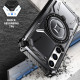 For Samsung Galaxy S24+ 5G Armor Series Holder Phone Case(Black)