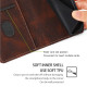 For Samsung Galaxy S24+ 5G Skin Feel Magnetic Buckle Leather Phone Case(Brown)