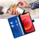 For Samsung Galaxy S24+ 5G Skin Feel Magnetic Buckle Leather Phone Case(Blue)