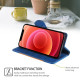 For Samsung Galaxy S24+ 5G Skin Feel Magnetic Buckle Leather Phone Case(Blue)