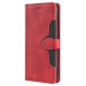 For Samsung Galaxy S24+ 5G Skin Feel Magnetic Buckle Leather Phone Case(Red)