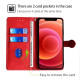 For Samsung Galaxy S24+ 5G Skin Feel Magnetic Buckle Leather Phone Case(Red)