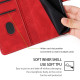 For Samsung Galaxy S24+ 5G Skin Feel Magnetic Buckle Leather Phone Case(Red)
