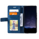 For Samsung Galaxy S24+ 5G Skin Feel Splicing Leather Phone Case(Blue)