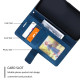 For Samsung Galaxy S24+ 5G Skin Feel Splicing Leather Phone Case(Blue)