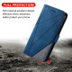 For Samsung Galaxy S24+ 5G Skin Feel Splicing Leather Phone Case(Blue)