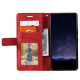 For Samsung Galaxy S24+ 5G Skin Feel Splicing Leather Phone Case(Red)