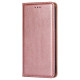 For Samsung Galaxy S24+ 5G Gloss Oil Solid Color Magnetic Leather Phone Case(Rose Gold)