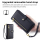 For Samsung Galaxy S24+ 5G Sheep Texture Cross-body Zipper Wallet Leather Phone Case(Black)