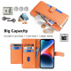 For Samsung Galaxy S24+ 5G Sheep Texture Cross-body Zipper Wallet Leather Phone Case(Orange)