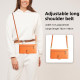 For Samsung Galaxy S24+ 5G Sheep Texture Cross-body Zipper Wallet Leather Phone Case(Orange)