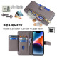 For Samsung Galaxy S24+ 5G Sheep Texture Cross-body Zipper Wallet Leather Phone Case(Grey)