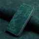 For Samsung Galaxy S24+ 5G RFID Anti-theft Brush Magnetic Leather Phone Case(Green)