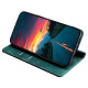 For Samsung Galaxy S24+ 5G RFID Anti-theft Brush Magnetic Leather Phone Case(Green)
