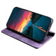 For Samsung Galaxy S24+ 5G RFID Anti-theft Brush Magnetic Leather Phone Case(Purple)