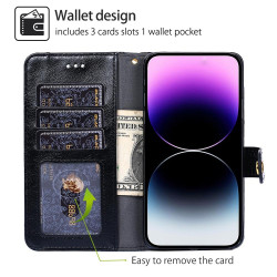 For Samsung Galaxy S24+ 5G Zipper Bag Leather Phone Case(Black)