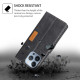 For Samsung Galaxy S24+ 5G Contrast Color Side Buckle Leather Phone Case(Black + Grey)