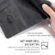 For Samsung Galaxy S24+ 5G Contrast Color Side Buckle Leather Phone Case(Black + Grey)