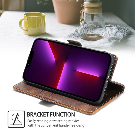 For Samsung Galaxy S24+ 5G Contrast Color Side Buckle Leather Phone Case(Dark Brown + Gold)