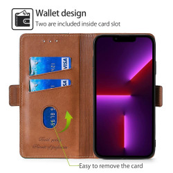 For Samsung Galaxy S24+ 5G Contrast Color Side Buckle Leather Phone Case(Light Brown + Green)