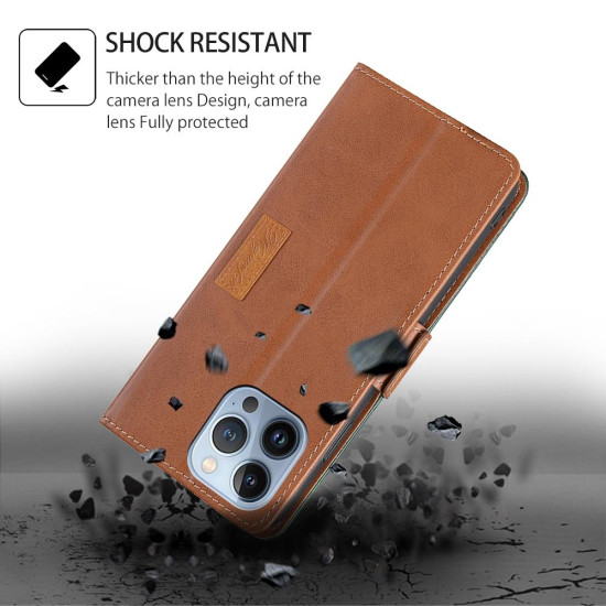 For Samsung Galaxy S24+ 5G Contrast Color Side Buckle Leather Phone Case(Light Brown + Green)