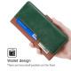 For Samsung Galaxy S24+ 5G Contrast Color Side Buckle Leather Phone Case(Light Brown + Green)