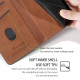 For Samsung Galaxy S24+ 5G Contrast Color Side Buckle Leather Phone Case(Light Brown + Green)
