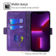 For Samsung Galaxy S24+ 5G Contrast Color Side Buckle Leather Phone Case(Purple + Rose Red)