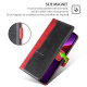 For Samsung Galaxy S24+ 5G Contrast Color Side Buckle Leather Phone Case(Red + Black)