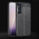 For Samsung Galaxy S24+ 5G Litchi Texture Shockproof TPU Phone Case(Black)