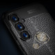 For Samsung Galaxy S24+ 5G Litchi Texture Shockproof TPU Phone Case(Black)