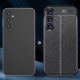 For Samsung Galaxy S24+ 5G Litchi Texture Shockproof TPU Phone Case(Blue)