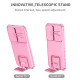 For Samsung Galaxy S24+ 5G Stereoscopic Holder Sliding Camshield Phone Case(Pink)