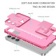 For Samsung Galaxy S24+ 5G Stereoscopic Holder Sliding Camshield Phone Case(Pink)