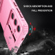 For Samsung Galaxy S24+ 5G Stereoscopic Holder Sliding Camshield Phone Case(Pink)