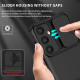 For Samsung Galaxy S24+ 5G Stereoscopic Holder Sliding Camshield Phone Case(Black)