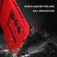 For Samsung Galaxy S24+ 5G Stereoscopic Holder Sliding Camshield Phone Case(Red)