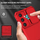 For Samsung Galaxy S24+ 5G Stereoscopic Holder Sliding Camshield Phone Case(Red)