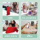 For Samsung Galaxy S24+ 5G Stereoscopic Holder Sliding Camshield Phone Case(Red)