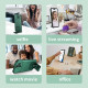 For Samsung Galaxy S24+ 5G Stereoscopic Holder Sliding Camshield Phone Case(Green)