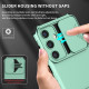 For Samsung Galaxy S24+ 5G Stereoscopic Holder Sliding Camshield Phone Case(Light Green)