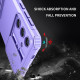 For Samsung Galaxy S24+ 5G Stereoscopic Holder Sliding Camshield Phone Case(Purple)