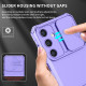 For Samsung Galaxy S24+ 5G Stereoscopic Holder Sliding Camshield Phone Case(Purple)