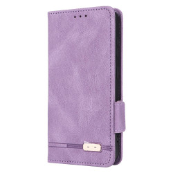 For Samsung Galaxy S24+ 5G Magnetic Clasp Leather Phone Case(Purple)