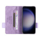 For Samsung Galaxy S24+ 5G Magnetic Clasp Leather Phone Case(Purple)